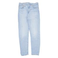 LEVI'S 512 BIG E Jeans Mens Blue Slim Tapered Stone Wash W31 L32