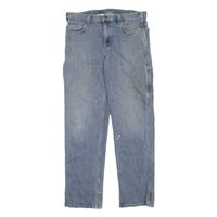 CARHARTT Mens Jeans Blue Regular Straight W36 L34