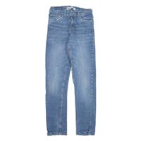 LEVI'S 502 Jeans Blue Denim Regular Tapered Girls W25 L27