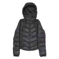 LEVI'S Womens Puffer Jacket Black Hooded XS - XS Regular