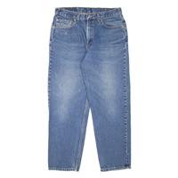 LEVI'S 550 Jeans Mens Blue Relaxed Tapered Stone Wash W31 L30