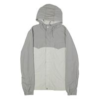 LEVI'S Mens Windbreaker Jacket Grey Hooded Colourblock M - M Regular