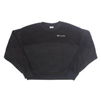 CHAMPION Cropped Womens Sweatshirt Black L - L Regular