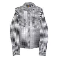 CARHARTT Mens Shirt Black Gingham Long Sleeve S - S Regular
