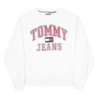 TOMMY HILFIGER JEANS Mens Sweatshirt White M - M Regular