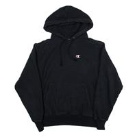 CHAMPION REVERSE WEAVE Womens Black Hoodie M - M Regular