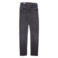LEVI'S 510 BIG E Jeans Womens Grey Slim Skinny Stone Wash W24 L29