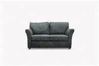 Charlotte II Leather Sofa Bed, Demetra Green