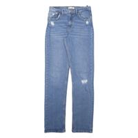 LEVI'S Distressed Girls Jeans Blue Slim Straight W26 L31