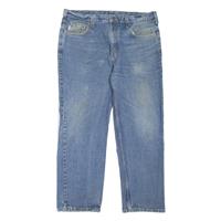 CARHARTT Workwear Mens Jeans Blue Relaxed Straight Stone Wash W40 L30