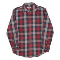 CARHARTT Mens Shirt Red Check Long Sleeve M - M Regular