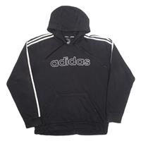 ADIDAS Mens Black Hoodie M - M Regular