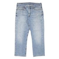 LEVI'S 514 Jeans Mens Blue Slim Straight Stone Wash W30 L25