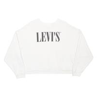 LEVI'S Cropped Womens Sweatshirt Cream L - L Regular