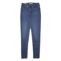 LEVI'S 721 High Rise BIG E Womens Jeans Blue Slim Skinny W27 L32