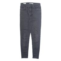 LEVI'S Mile High BIG E Womens Jeans Black Regular Skinny W28 L27