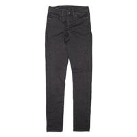 LEVI'S Womens Jeans Black Regular Skinny W28 L32