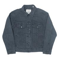 LEVI'S Womens Denim Jacket Grey S - S Regular