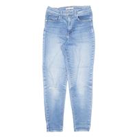 LEVI'S Mile High Distressed Womens Jeans Blue Slim Denim Stone Wash W28 L28