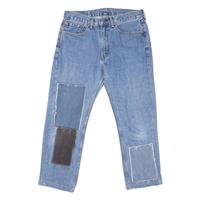 LEVI'S 505 Jeans Mens Blue Regular Straight W34 L25