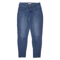 LEVI'S 710 Womens Jeans Blue Slim Skinny Stone Wash W27 L30