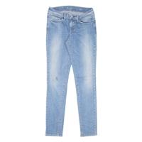LEVI'S Mid Rise Womens Jeans Blue Slim Skinny Stone Wash W27 L32