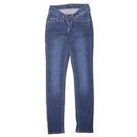 LEVI'S 528 Womens Curvy Cut Blue Denim Slim Skinny Jeans W24 L32 - W24 32 in Slim