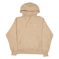 CHAMPION REVERSE WEAVE Mens Beige Hoodie M - M Regular