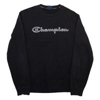CHAMPION Mens Sweatshirt Black L - L Regular