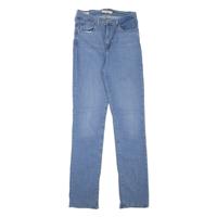 LEVI'S 724 High Rise BIG E Womens Jeans Blue Regular Straight W26 L32