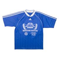 ADIDAS Mens Football Shirt Jersey Blue M - M Regular