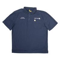 CARHARTT Workwear Mens Polo Shirt Blue L - L Regular