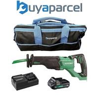 Hikoki CR18DBLJ4Z Brushless Recip Saw + X1 2AH Battery + Charger + 21" Bag