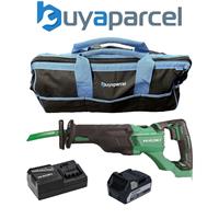 Hikoki CR18DBLJ4Z Brushless Recip Saw + X1 5AH Battery + Charger + 21" Bag