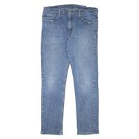 LEVI'S 511 Jeans Mens Blue Slim Straight Stone Wash W33 L32