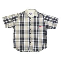 DICKIES Mens Shirt Blue Check M - M Regular