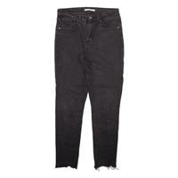 LEVI'S 721 High Rise Womens Jeans Grey Slim Skinny Stone Wash W30 L30