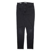 LEVI'S 721 High Rise BIG E Womens Jeans Black Slim Skinny W30 L30