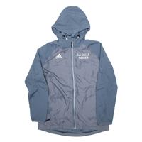 ADIDAS De La Salle University Mens Jacket Grey Hooded M - M Regular