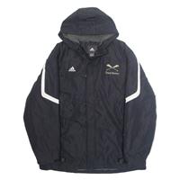 ADIDAS Franciscan Lacrosse Mens Rain Coat Black Hooded XL - XL Regular