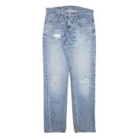 LEVI'S 511 Jeans Distressed Mens Blue Slim Straight W28 L27