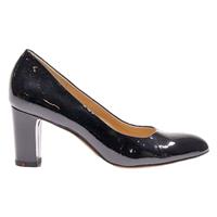 LLOYD Court Heels Black Leather Womens UK 5