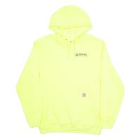 CARHARTT GEM INC Loose Fit Mens Yellow Hoodie L - L Regular