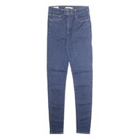 LEVI'S 720 High Rise BIG E Womens Jeans Blue Slim Skinny W27 L32
