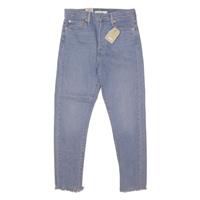 LEVI'S Raw Hem Womens Jeans Purple Slim Skinny W29 L27