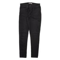 LEVI'S 710 Womens Jeans Black Slim Skinny W30 L28