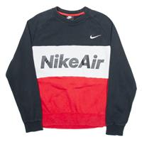 NIKE Mens Sweatshirt Black S - S Regular