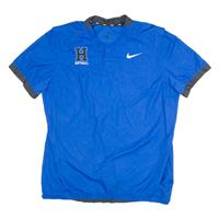 NIKE H Softball Mens Sweatshirt Blue Button Neck M - M Regular
