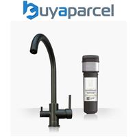INTU Flair Gunmetal 3-1 Cold Swan Filtered Water Tap & Pro Filter