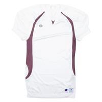 CHAMPION Sports Mens Jersey White USA V-Neck Nylon M - M Regular